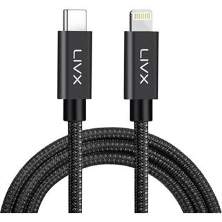 LivX Horizontal 27W Type C To Lightning 25 CM Iphone Ipad Uyumlu Hızlı Şarj Ve Data Kablosu IPBLT-25