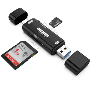 LivX Micro Sd Kart Okuyucu Type C To Usb 3.0 Çevirici 5 Gbps Otg Hafıza Kartı Okuyucu Reader Rktsd