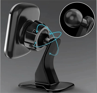 LivX Privity Paste Type Mıknatıslı Araç İçi Telefon Tutucu Vantuzlu Magnet 360 Derece Telefon Tutucu UGL