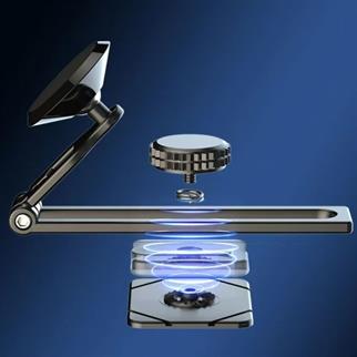 LivX Raylı Katlanabilir 360 Derece Limitsiz Dönüşlü Manyetik Mıknatıslı Telefon Tutucu UT-21