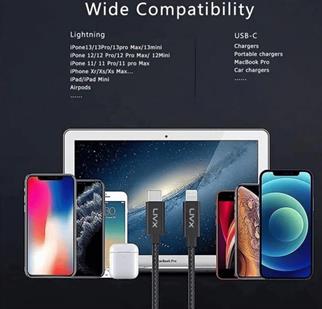 LivX Speed 27w Type C To Lightning 2 Metre Iphone Ipad Uyumlu Hızlı Şarj Ve Data Kablosu SPD-01