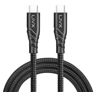 LivX Turbo Serisi 100W 5A Type C to Type C PD 2.0 5 Gbps 2 Metre Hızlı Şarj ve Data Kablosu BO-02