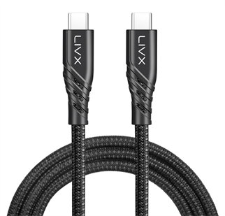 LivX Turbo Serisi 100W 5A Type C to Type C PD 2.0 5 Gbps 2 Metre Hızlı Şarj ve Data Kablosu BO-02