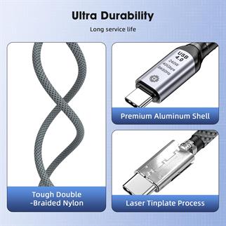 LivX Type C to Type C USB4.0 240W 40Gbps 8k60hZ Uzatma Kablosu 1 Metre LCU