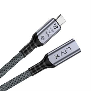 LivX Type C to Type C USB4.0 240W 40Gbps 8k60hZ Uzatma Kablosu 1 Metre LCU