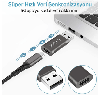 LivX Type C To Usb 3.0 Çevirici Dönüştürücü Otg Adaptör OTGCF