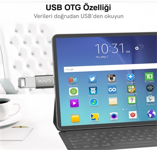 Livx Usb 3.1 To Type-C Çevirici Dönüştürücü 10Gbps Veri Aktarımı 3a Hızlı Şarj Ve Data OTGKS
