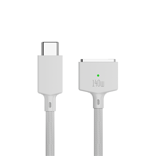 LivX USB-C to MagSafe 3 ile Uyumlu 2 Metre Örgü Kablo | 140W PD Hızlı Şarj & Dayanıklı Örgü Tasarım | MacBook Modelleri ile Uyumlu
