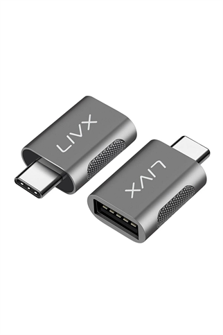 LivX USB3.0 To Type C Çevirici Dönüştürücü OTG Adaptör İkili Paket OTGCM