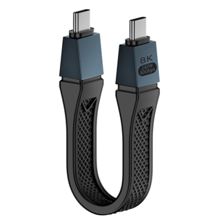 LivX USB4 240W 8K 60Hz 80Gbps Şarj ve  Veri Aktarım Kablosu Siyah OTGFB
