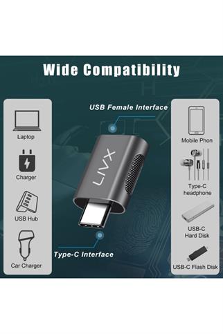 LivX USB3.0 To Type C Çevirici Dönüştürücü OTG Adaptör OTGCM