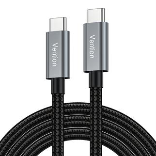Vention Type-C to Type-C 100W 10Gbps Veri Aktarımı ve Hızlı Şarj Kablosu VCT-01