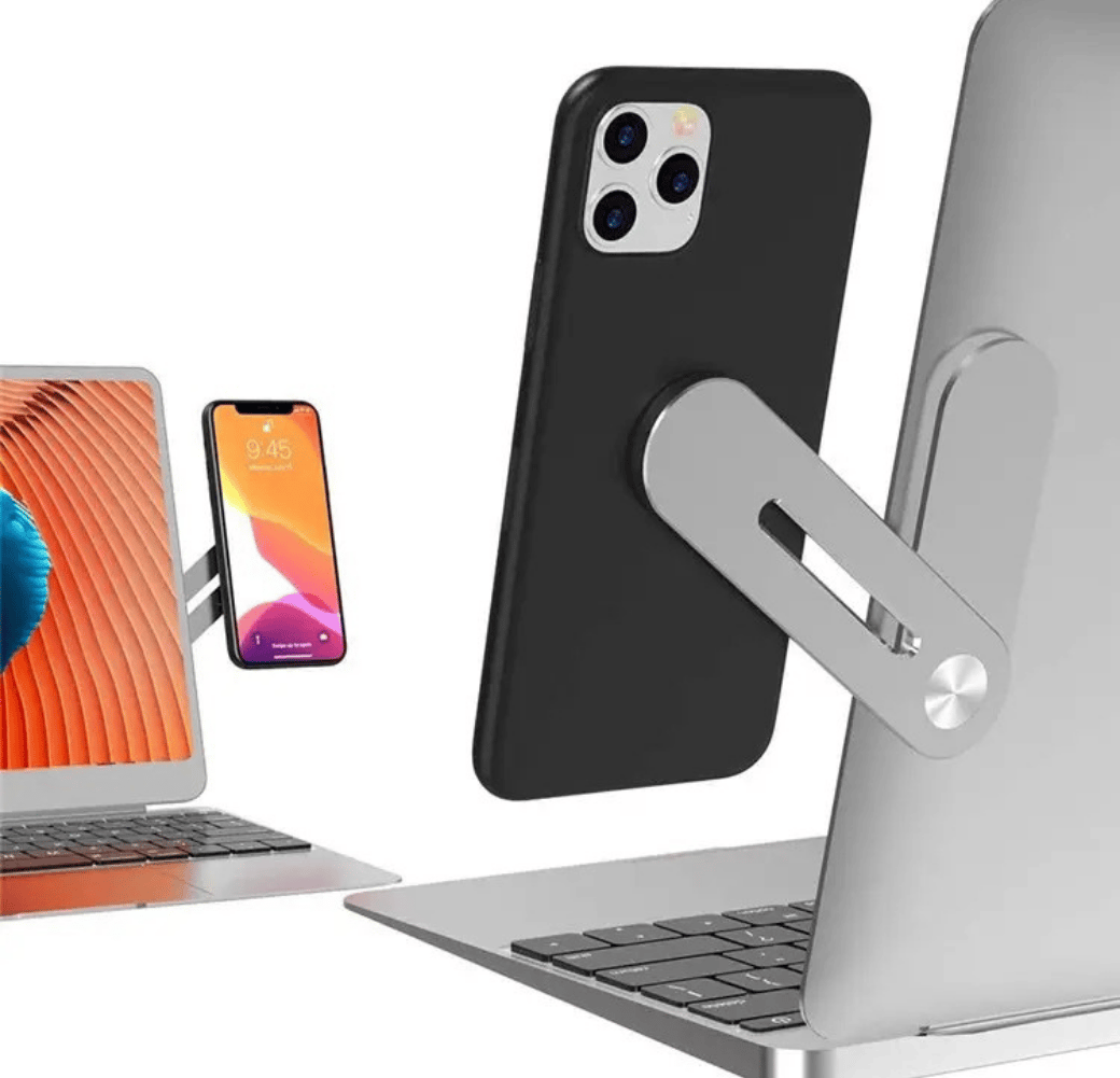 LivX Ability Metal Ayarlanabilir Laptop Ve Monitör Yanı Mıknatıslı Telefon Tutucu 3M Yapışkanlı LYT