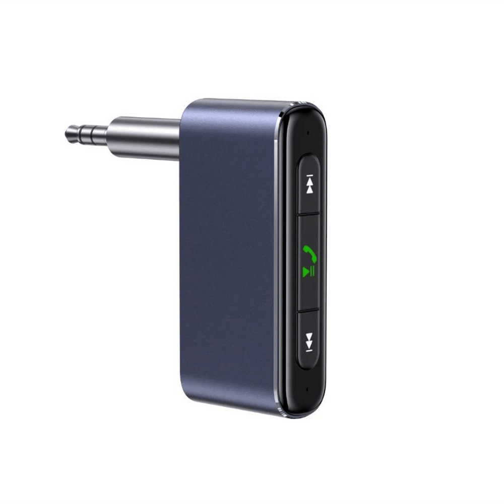 LivX Quick Bluetooth 5.0 Receiver 3.5mm Jack Aux Wireless Audio Araç Kiti Mikrofonlu Stereo Ses Aktarım Navigasyon Yayını LIVX-WAC