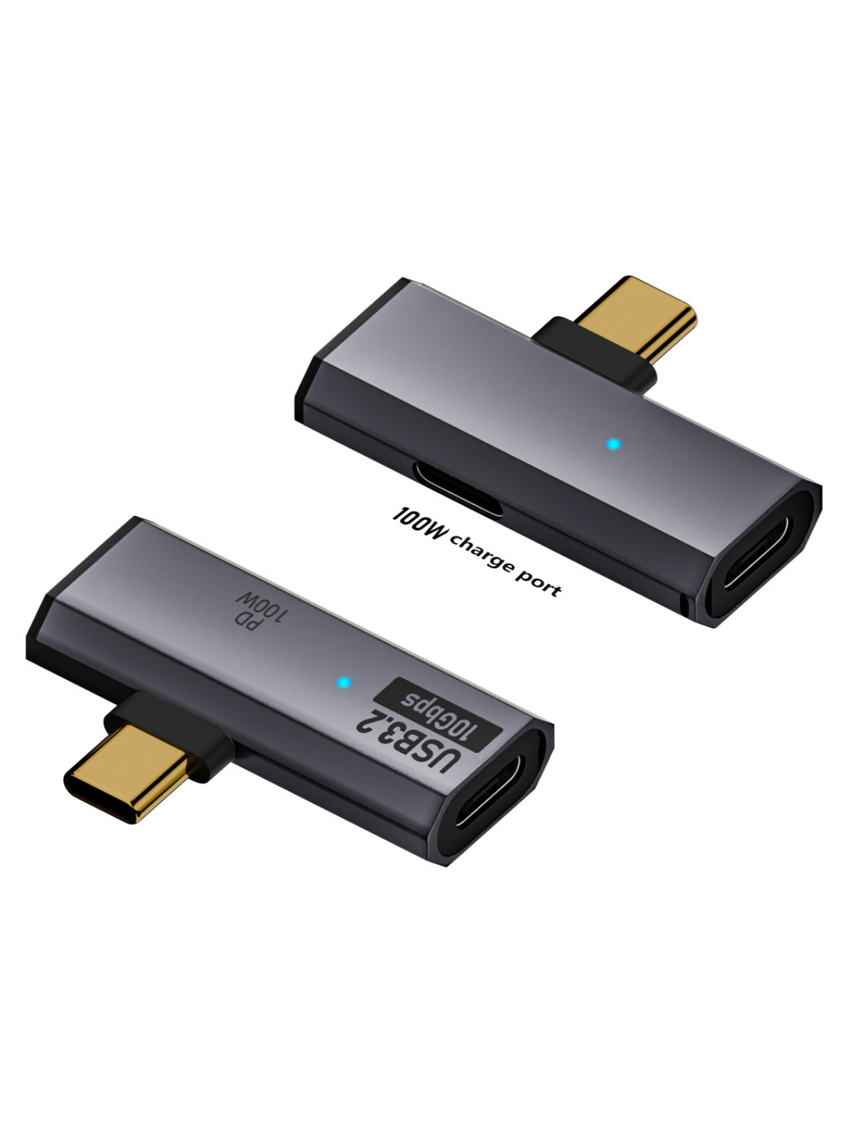 LivX Type C To 2 USB3.2 100W 10Gbps Veri Aktarımı Kulaklık Müzik Dinleme Dönüştürücü Çevirici OTGCC