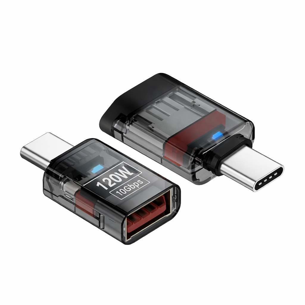 LivX Type-C to USB OTG Dönüştürücü 120W 10Gbps Hızlı Şarj ve Veri Aktarım Destekli OTGTR