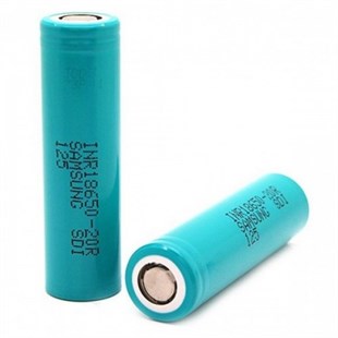 Samsung INR18650-20R 3.7V 2000mAh Şarj Edilebilir Li-ion Pil