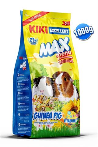 Kiki Excellent Kemirgen Max Menu Guinea Pig Ginepig Yemi 1000 Gr. KG306