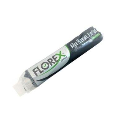 Florex Çöp Torbası Jumbo Siyah Ağır Hizmet Torbası 80x110 700gr 10'lu 617