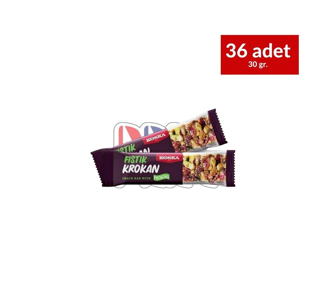 KoskaKoska 30 gr Fıstık Krokan 36'lı Kutu