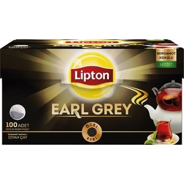 Lipton Earl Grey Demlik Poşet Çay 3.2gr 100lü Paket