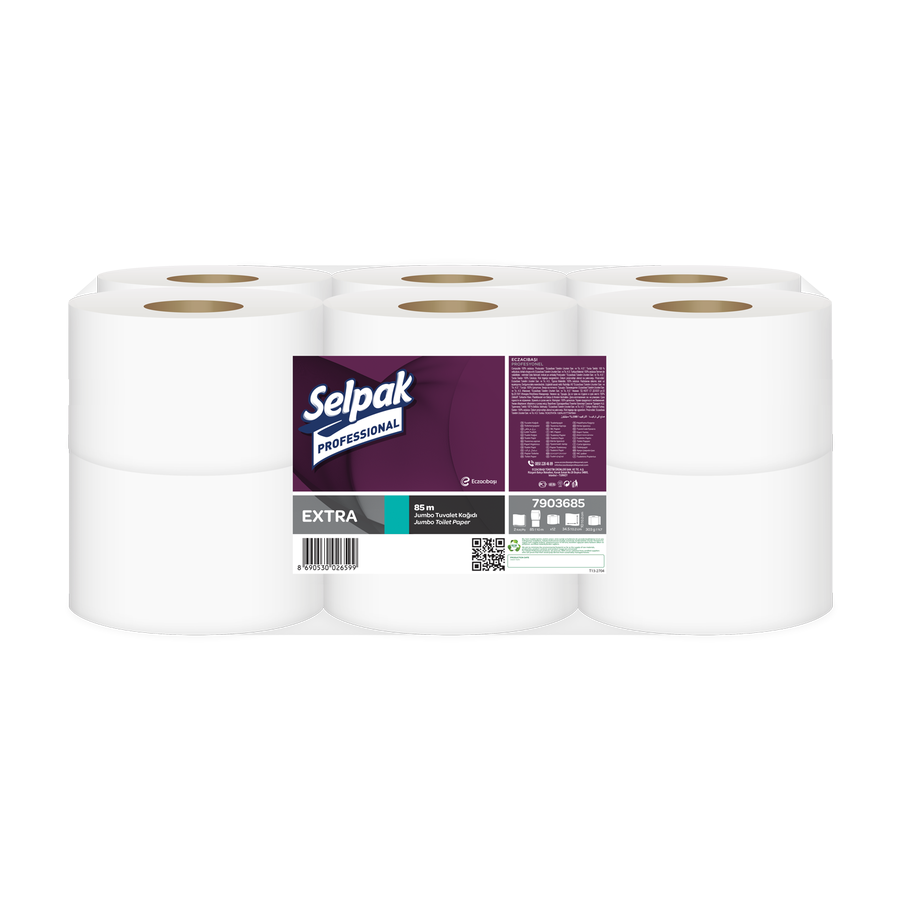 Selpak Professional Extra Jumbo Tuvalet Kağıdı 85mt 12li Paket