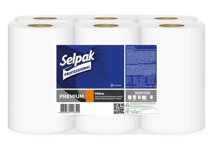 Selpak Professional İçten Çekmeli Havlu 140m 9'lu Paket