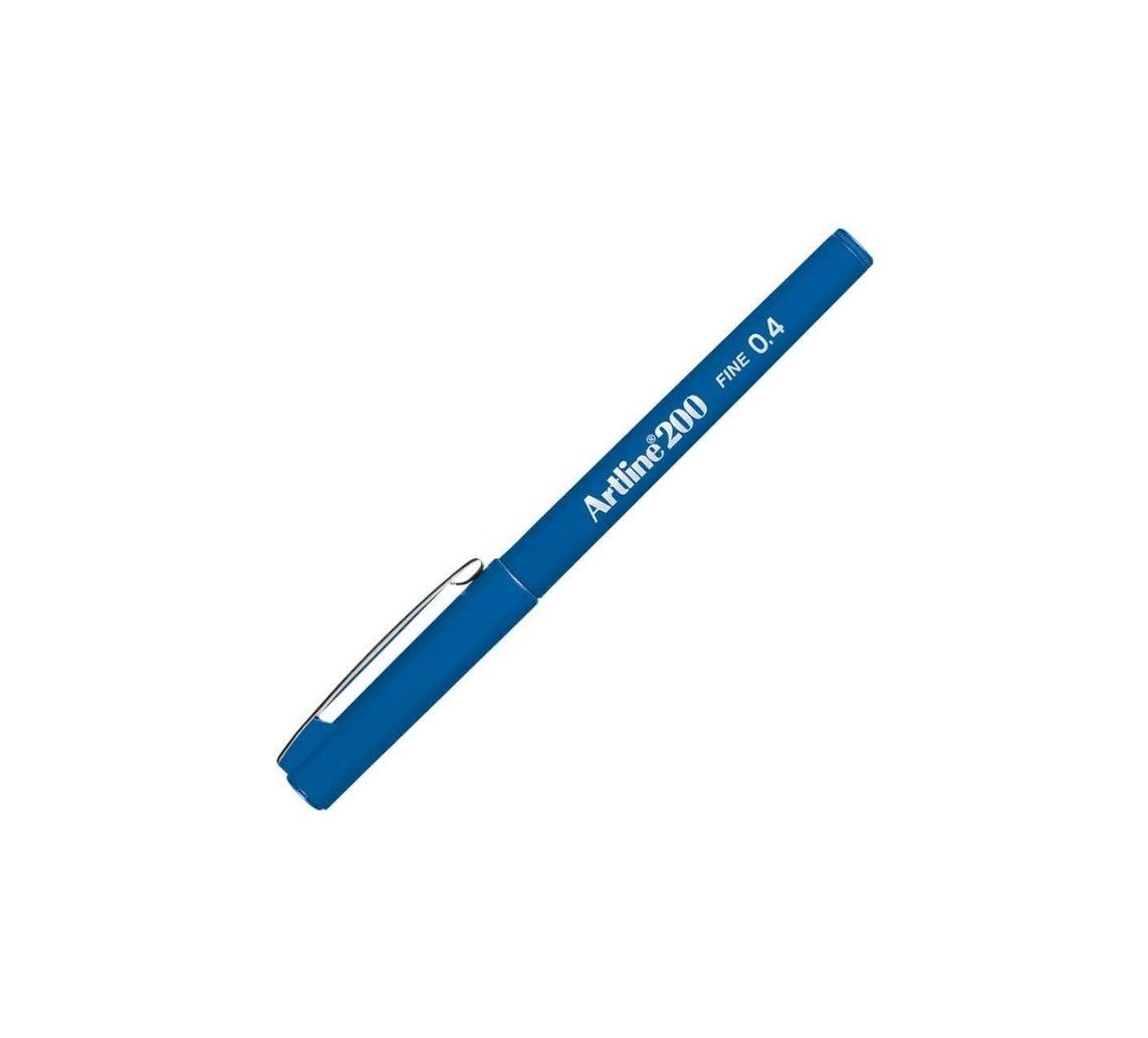 ArtlineArtline Fine Keçe Uçlu Yazı Kalemi, 0.4 mm, Mavi 200N