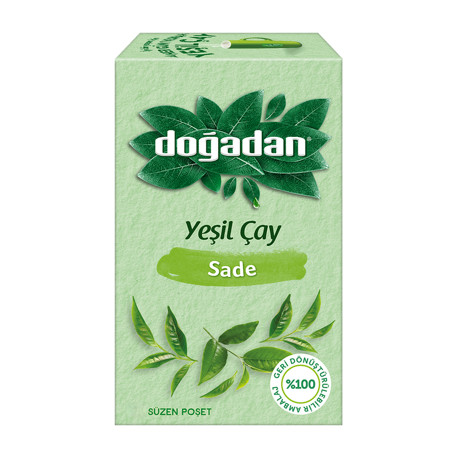 Doğadan Yeşil Çay Sade 18′li
