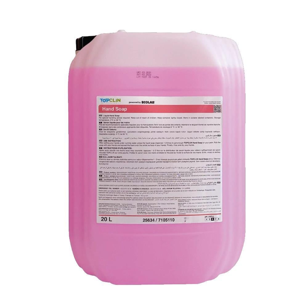 Ecolab TopClin Hand Soap Sıvı El Sabunu 20 Kg