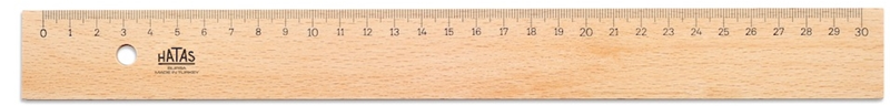 Hatas 00035 Tahta Cetvel 30 cm 