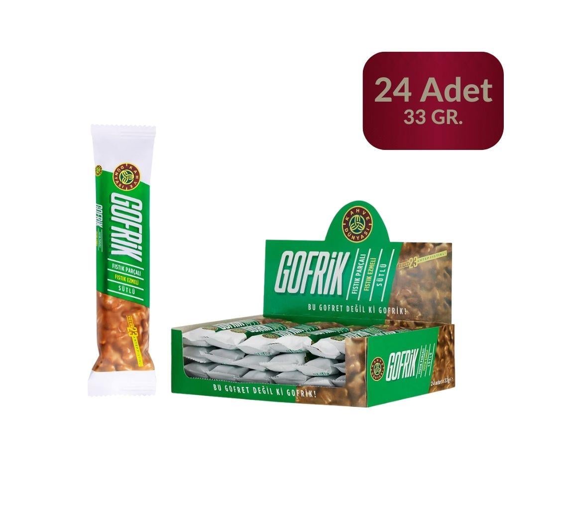 Kahve DünyasıKahve Dünyası Sütlü Çikolatalı Gofrik 33gr x 24'lü