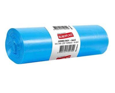 Koroplast Çöp Poşeti Eko Endüstriyel Jumbo 80x110 Mavi