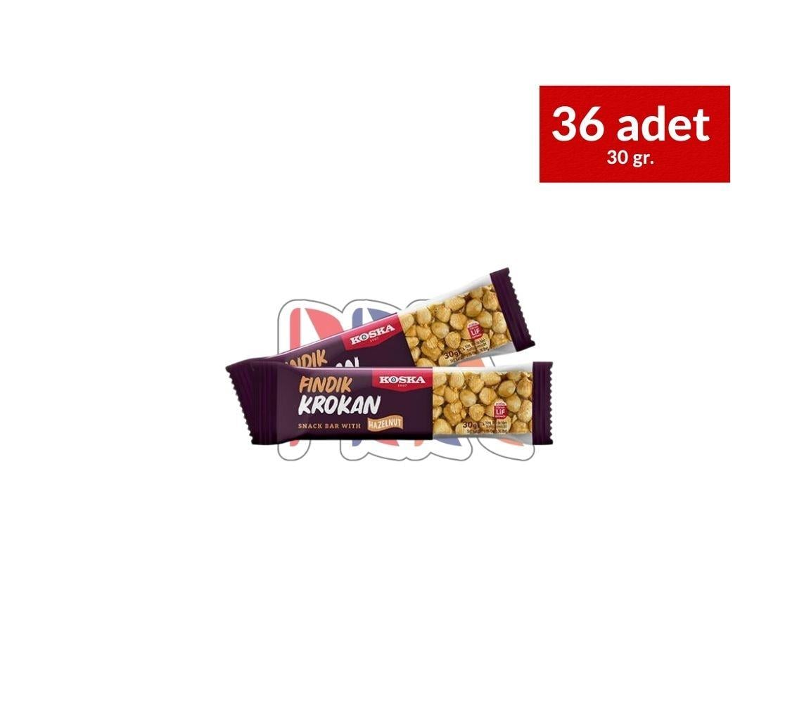 KoskaKoska 30 g Fındık Krokan 36'lı Kutu