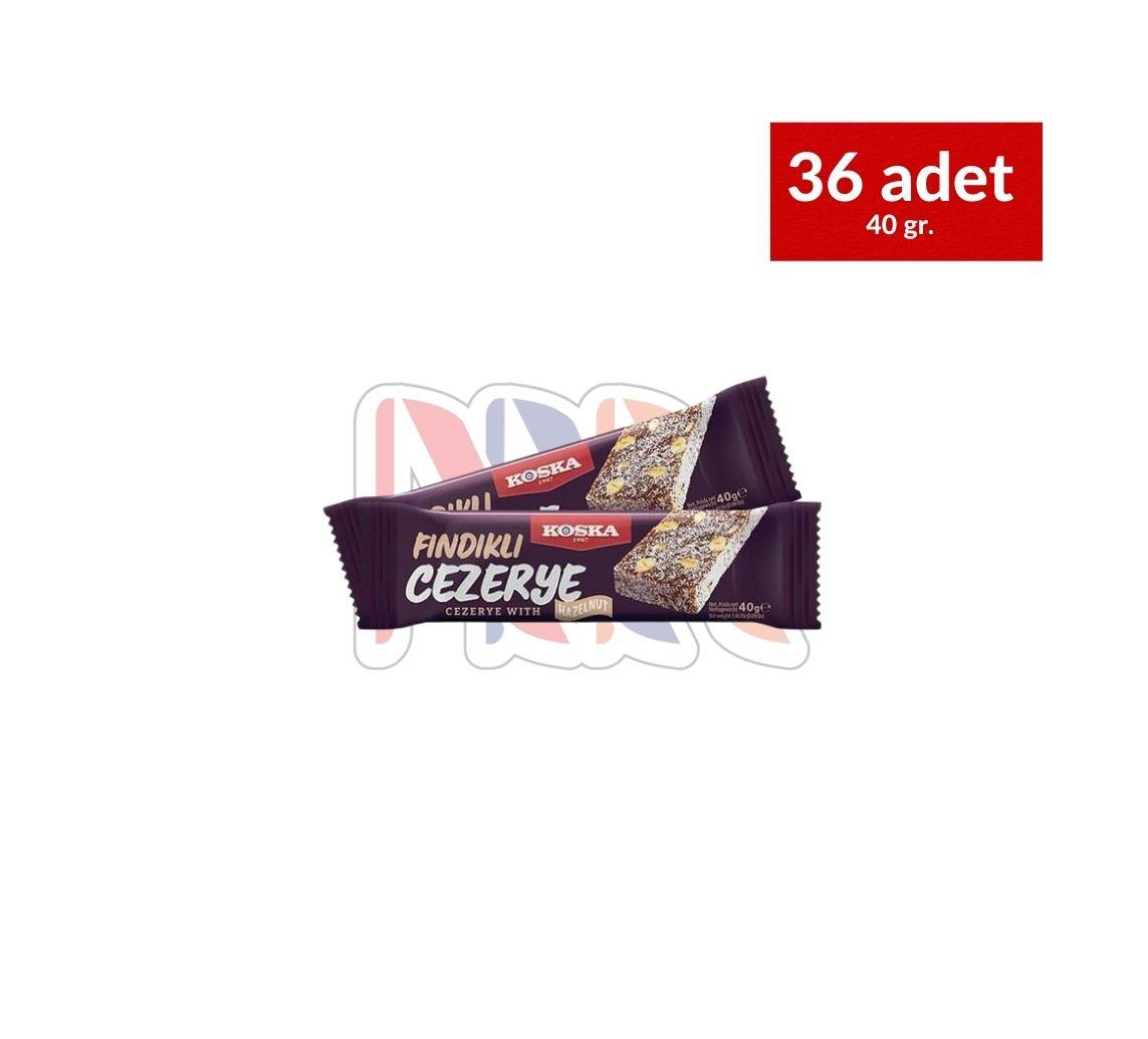 KoskaKoska Fındık Cezerye 40 gr x 36'lı Kutu