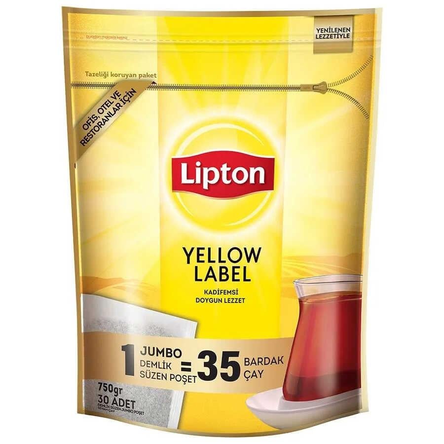 Lipton Yellow Label Jumbo Demlik Poşet Çay 20gr 35li Paket