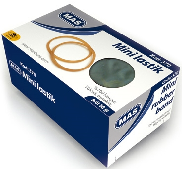 Mas 370 Ambalaj Lastiği Mini %100 Kauçuk 50 gr