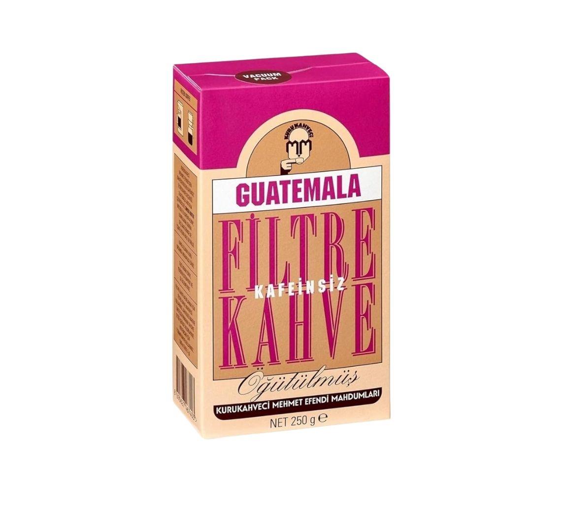 Mehmet Efendi Guatemala Kafeinsiz Filtre Kahve 250gr