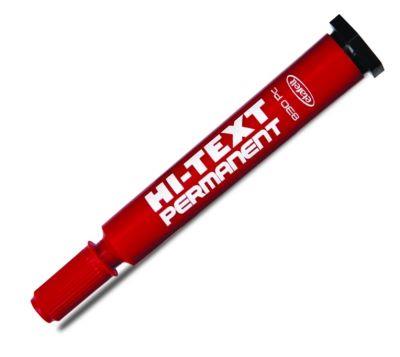 NokiHi-Text Kesik Uçlu Koli Kalemi Kırmızı 830PC