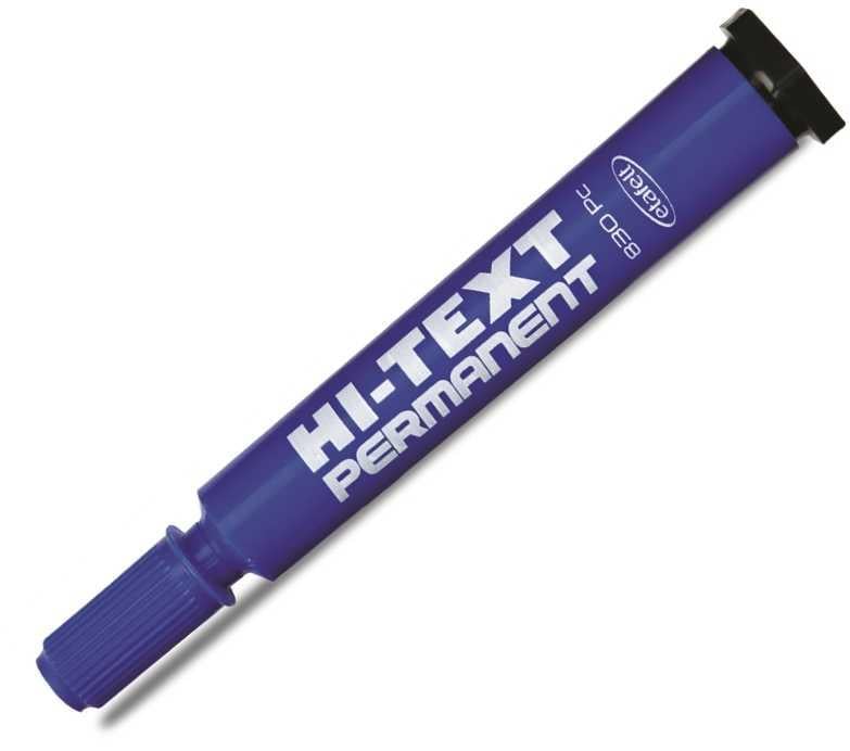 NokiHi-Text Kesik Uçlu Koli Kalemi Mavi 830PC