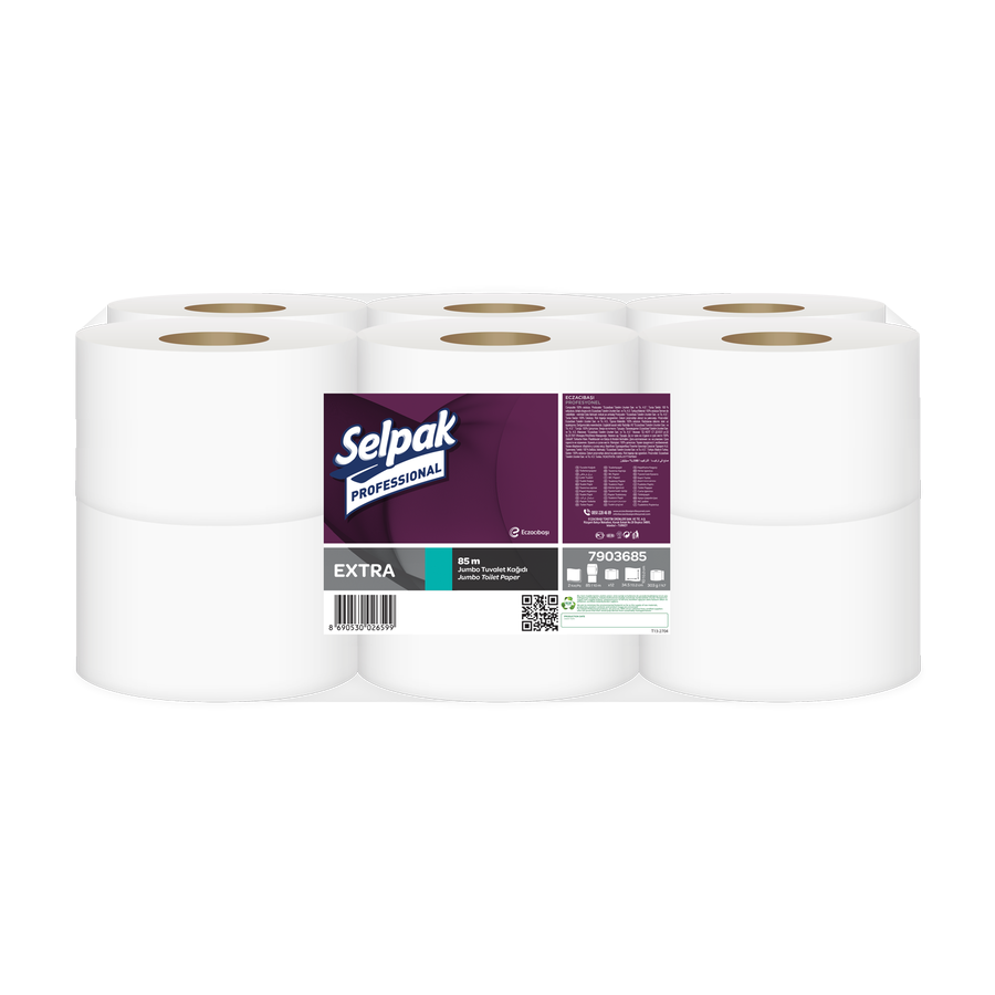Selpak Professional Extra Jumbo Tuvalet Kağıdı 85mt 12li Paket
