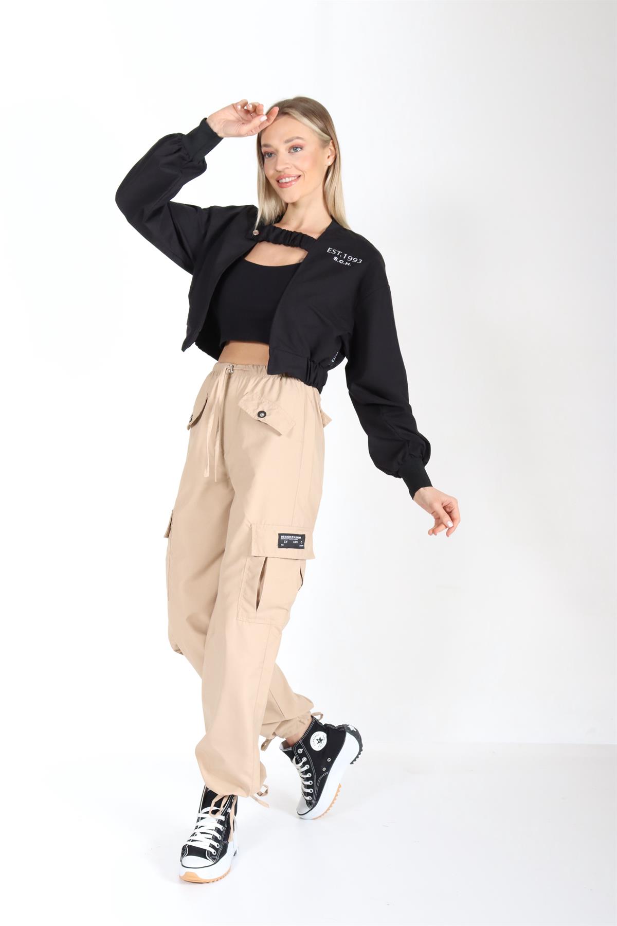 Kargo Pantolon Camel