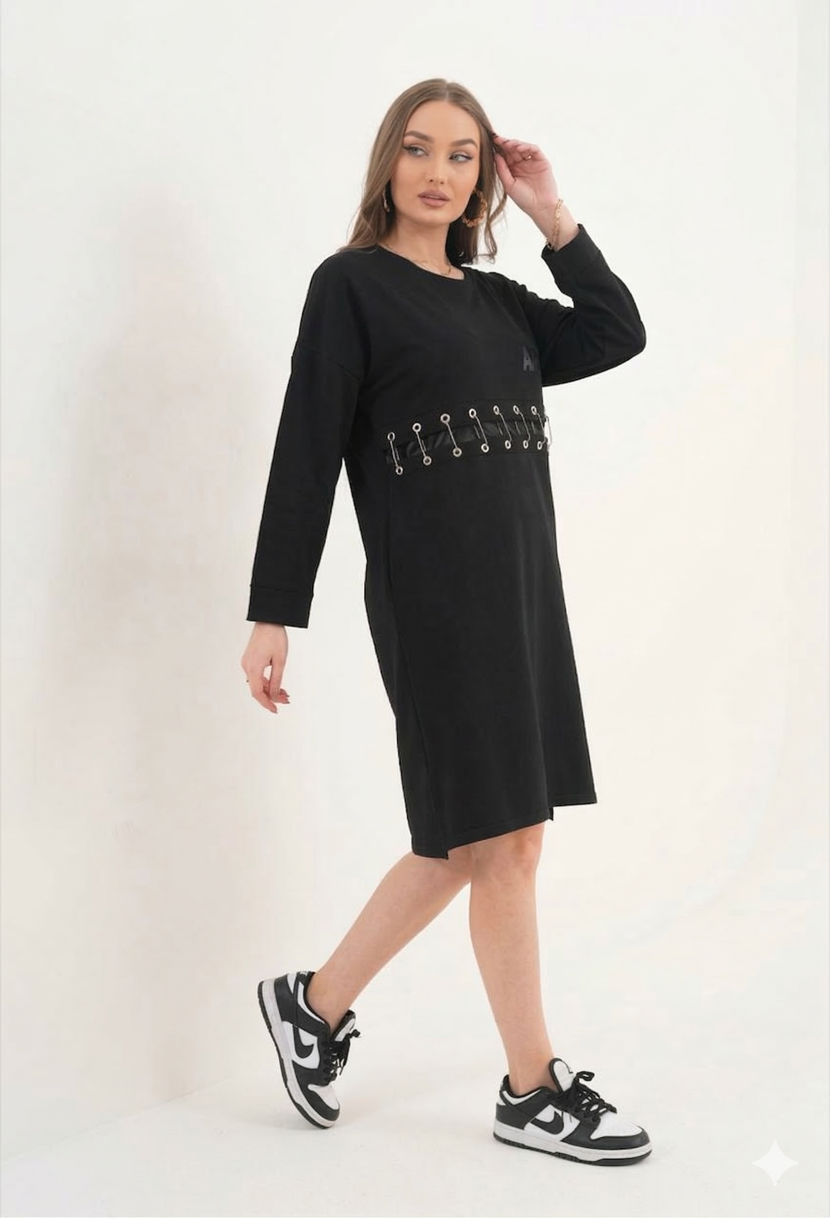 Tasarım Oversize ElbiseshE TekstilTasarım Oversize Elbise