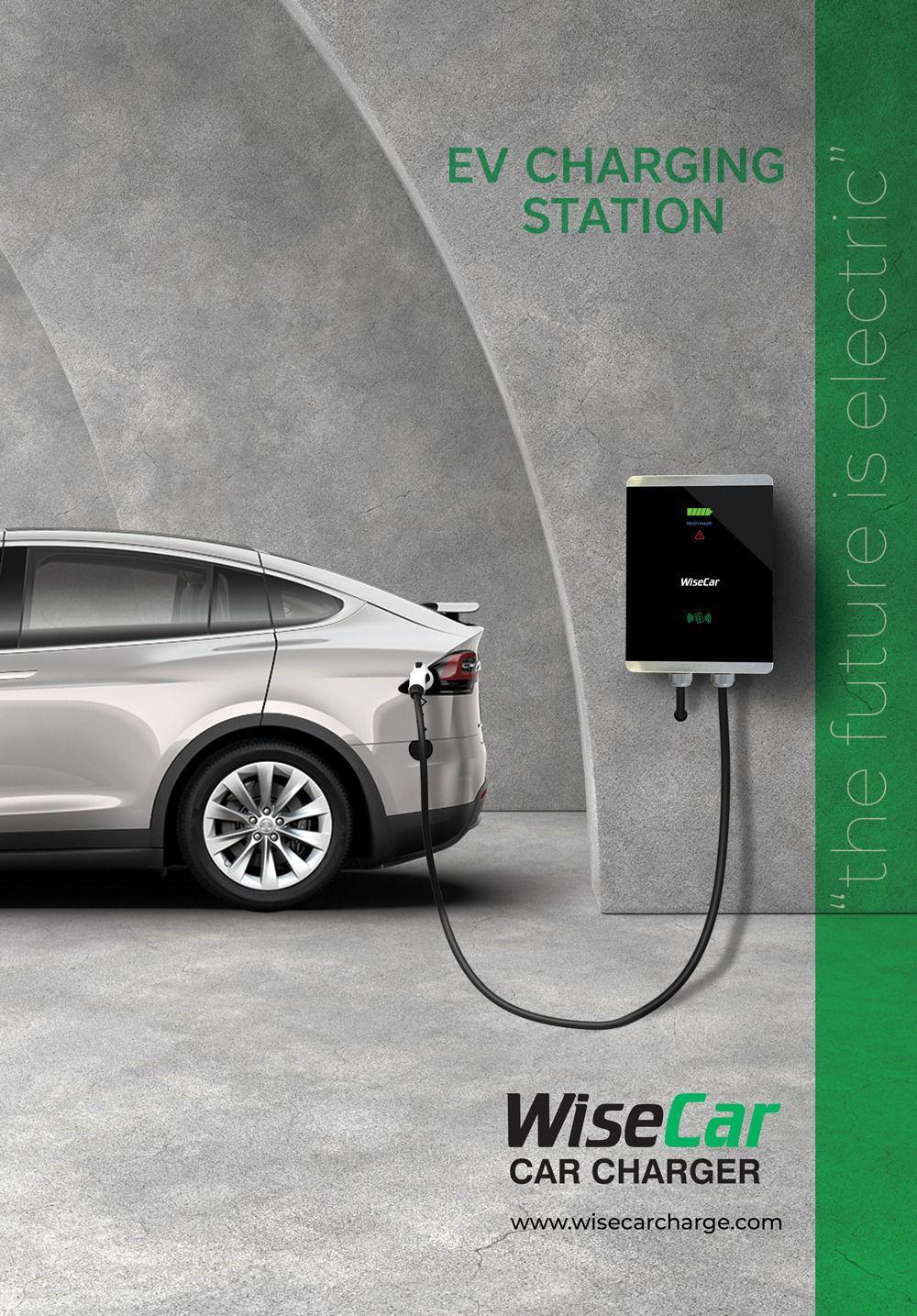 Şarj Market 22kW WiseCar Elektrikli Araç Şarj Ünitesi (kablolu)