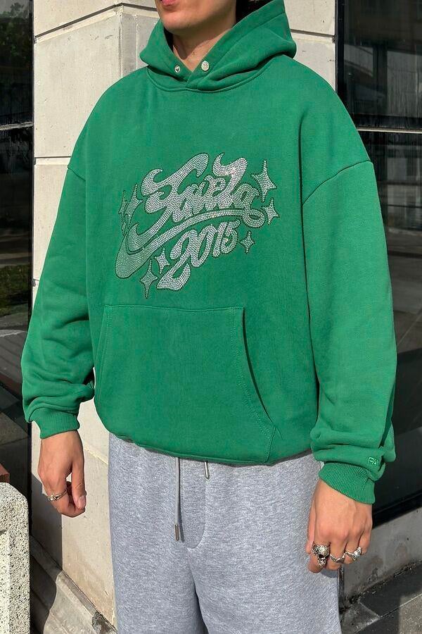 Premium Green Tone Heavyweight Hoodie