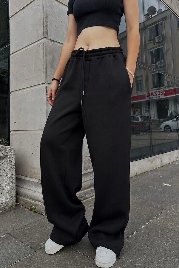 Siyah Mold Stance Baggy  Ayarlanabilir Eşofman