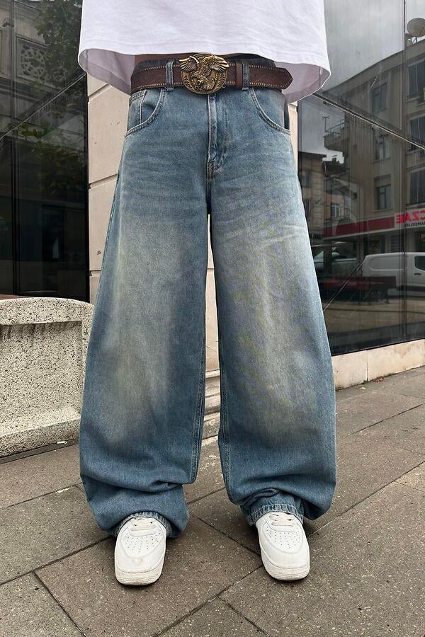 Washed Eskitme Ton Jaya Baggy Pants