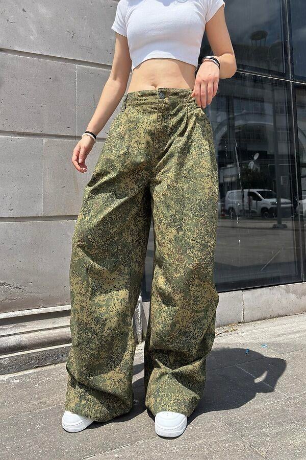 Camo Trousers Baggy Pants