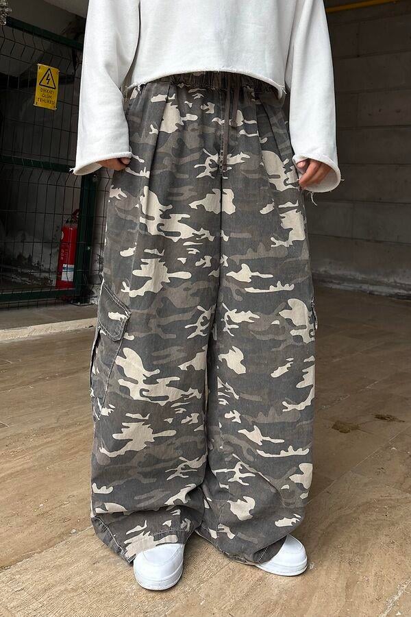 Premium Bobbi Pull-On Baggy Cargo Pants