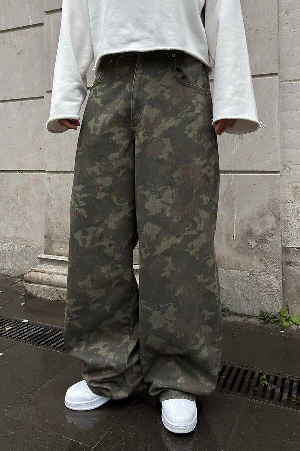 Premium Extreme Baggy Camouflage Jeans